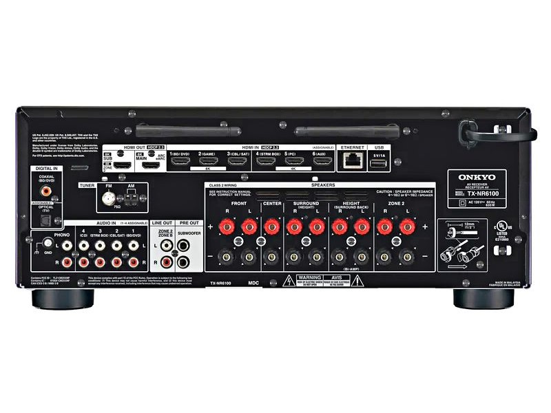 Onkyo TX-NR6100M2, 7.2 namų kino resyveris