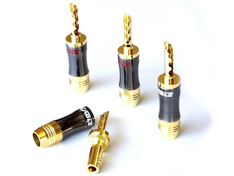 Ricable Custom BNH - 4 piece Speaker Banana BFA, jungtys