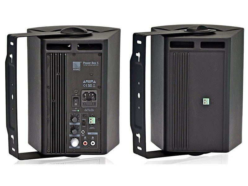 AMC Power Box 5 Black, akustinė sistema su stiprintuvu