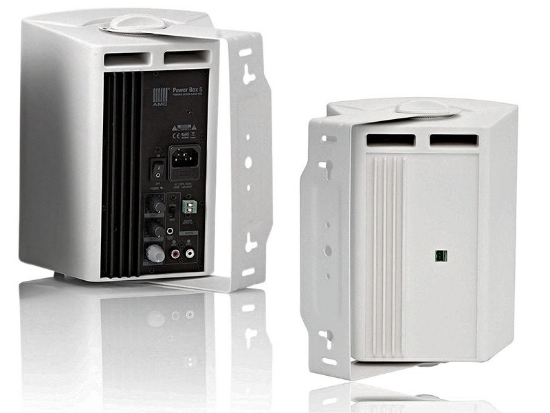 AMC Power Box 5 White, akustinė sistema su stiprintuvu