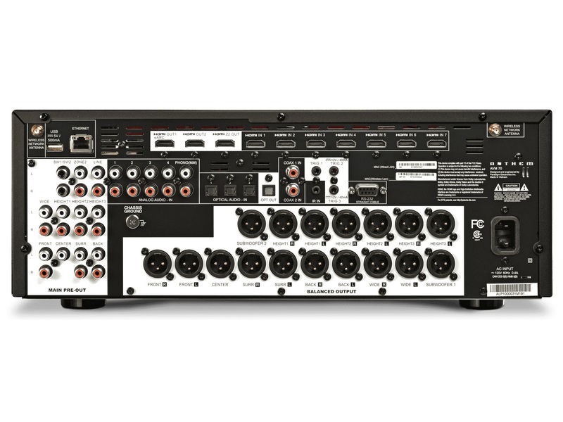 Anthem AVM 70 8K, Hi-End 8K namų kino procesorius - pradinis stiprintuvas