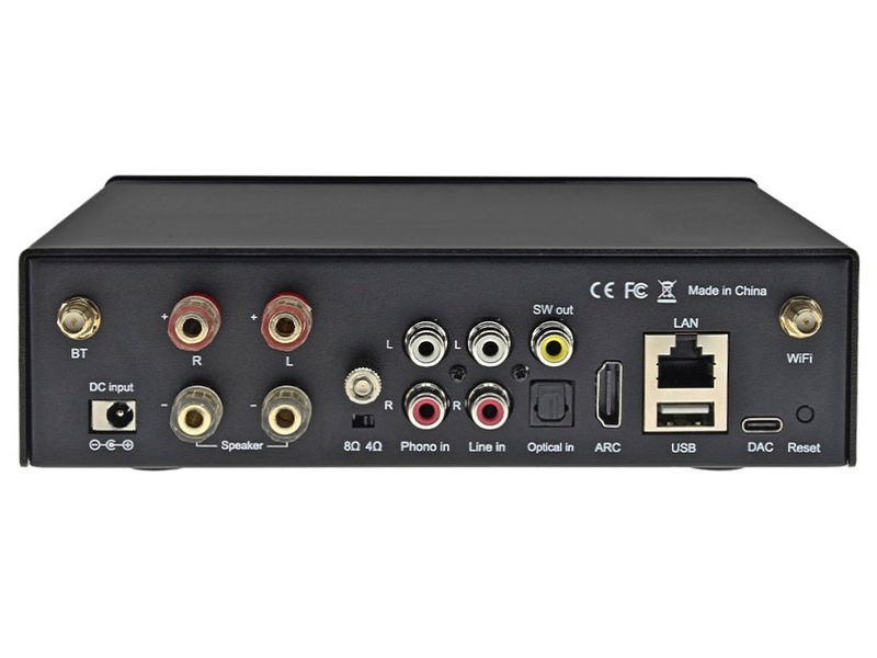 Arylic H50, stereo stiprintuvas su įmontuotu media grotuvu