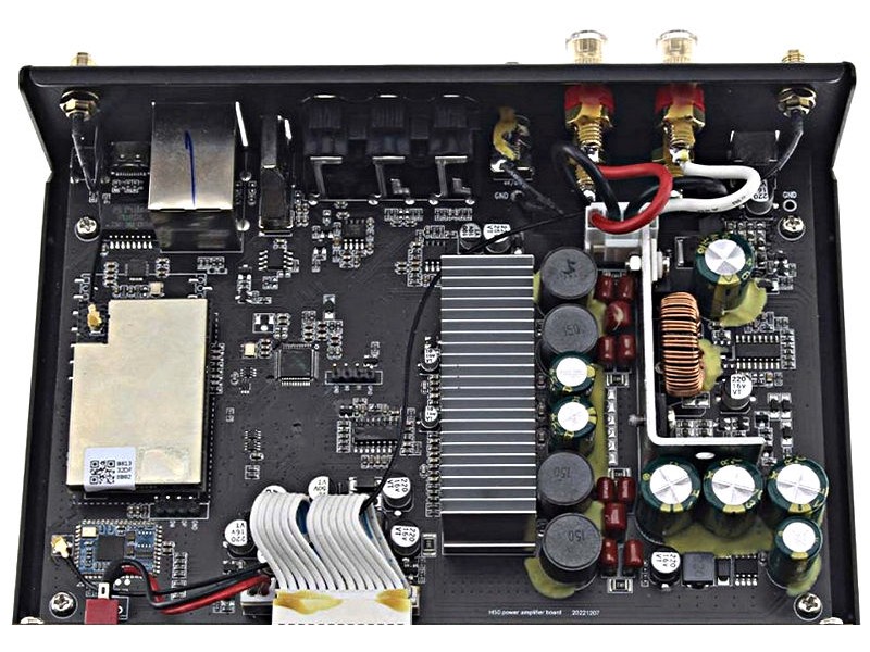 Arylic H50, stereo stiprintuvas su įmontuotu media grotuvu