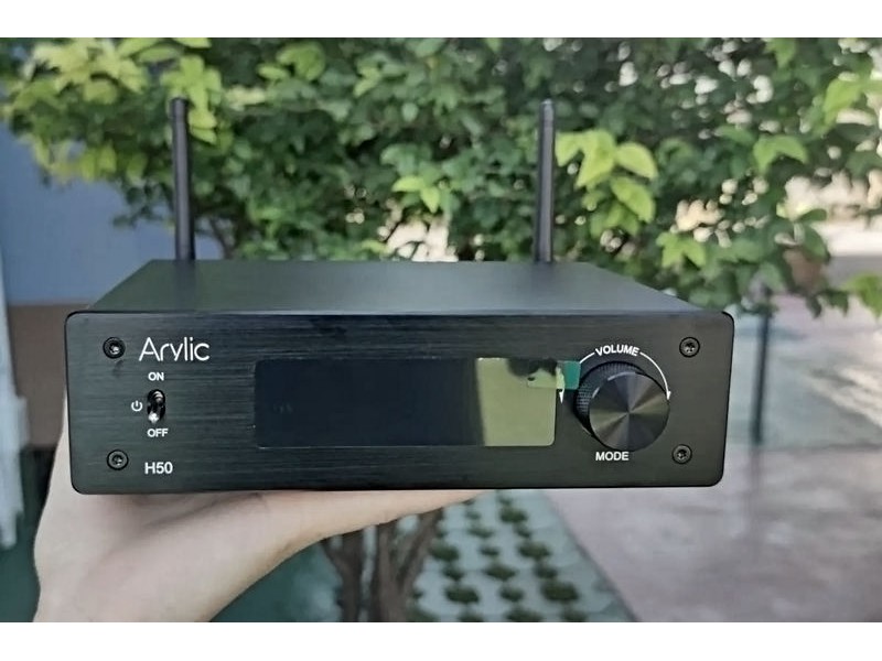 Arylic H50, stereo stiprintuvas su įmontuotu media grotuvu