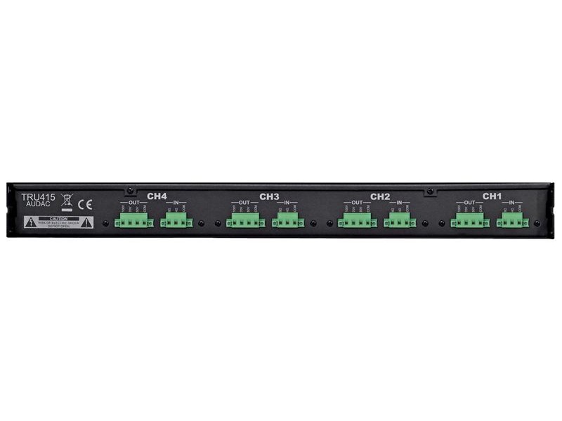Audac TRU415, 4 kanalų transformatorius 100V linijai