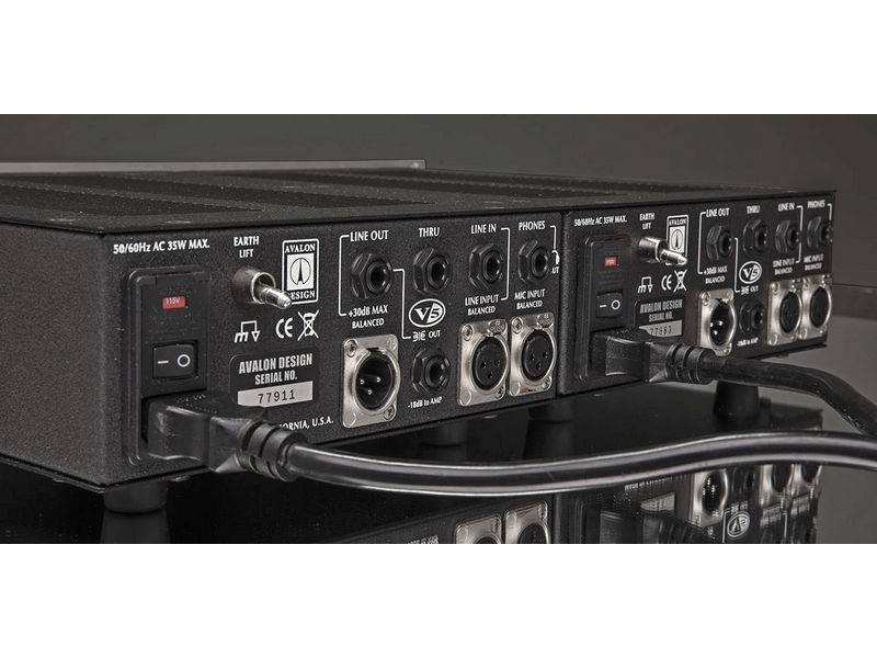 Avalon V55, dual mono DI  Box, RE Amp, pradinis stiprintuvas mikrofonui ar instrumentams