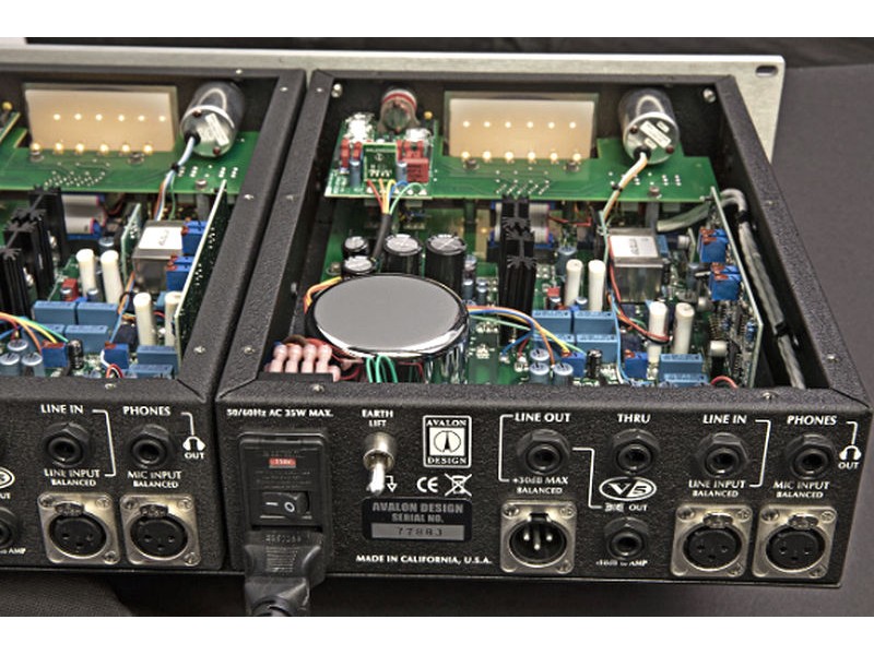 Avalon V55, dual mono DI  Box, RE Amp, pradinis stiprintuvas mikrofonui ar instrumentams