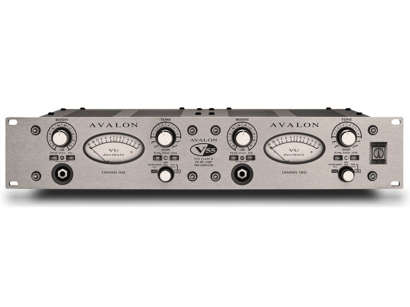 Avalon V55, dual mono DI  Box, RE Amp, pradinis stiprintuvas mikrofonui ar instrumentams