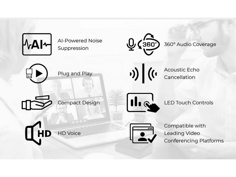 AVerMedia AS311, konferencinis USB  garsiakalbis - mikrofonas