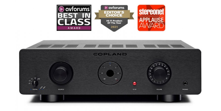 Copland CSA 70 Black, stereo stiprintuvas su DAC