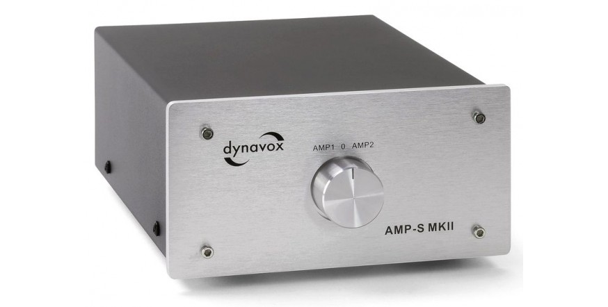 Dynavox AMP-S MKII Silver, komutatorius 2 stiprintuvams