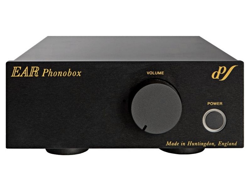 EAR Yoshino Phono Box Black Knob, MM/MC Phono korektorius su garso reguliatorium