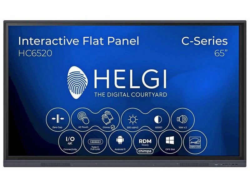 Helgi HC6520M, interaktyvus ekranas