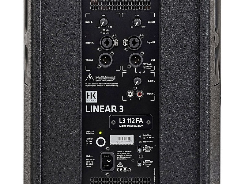 HK Audio Linear 3 112 FA, akustinė sistema su stiprintuvu
