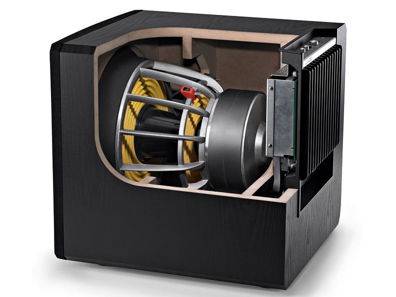 JL Audio E-sub e110-Ash, žemų dažnių garso kolonėlė
