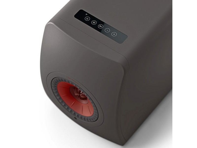 KEF LS-50 Wireless II Titanium Grey, aktyvios garso kolonėlės su Wi-Fi, Bluetooth ir DAC