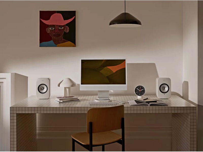 KEF LSX II LT Graphite Grey, aktyvios garso kolonėlės su Wi-Fi, Bluetooth ir DAC