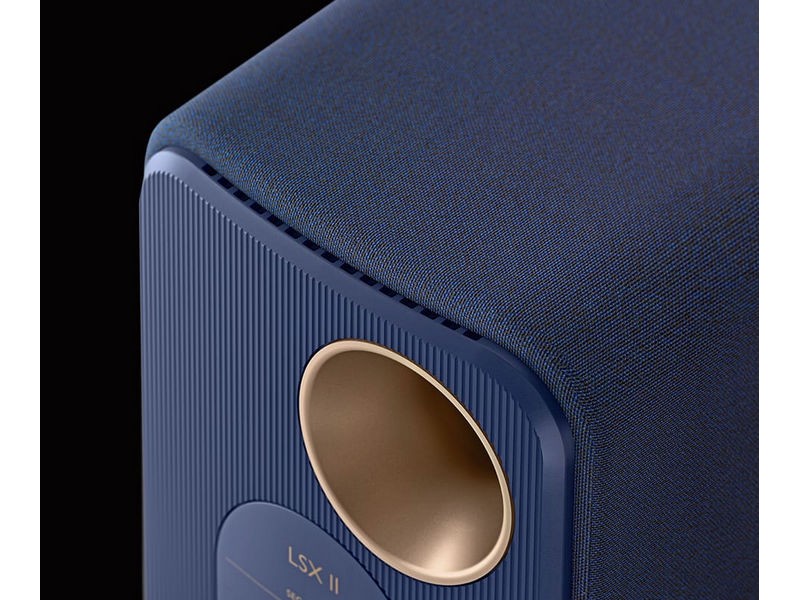 KEF LSX II Wireless Cobalt Blue, aktyvios garso kolonėlės su Wi-Fi, Bluetooth ir DAC