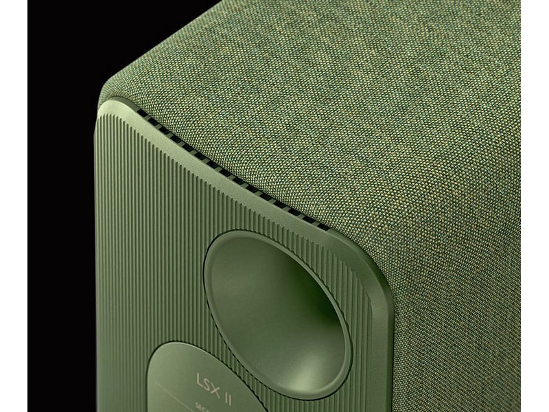 KEF LSX II Wireless Olive Green, aktyvios garso kolonėlės su Wi-Fi, Bluetooth ir DAC