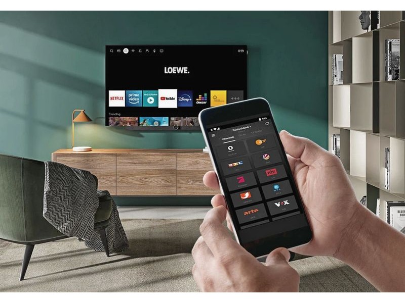 Loewe bild i.48 dr+, OLED 4K 55" premium lygio televizorius