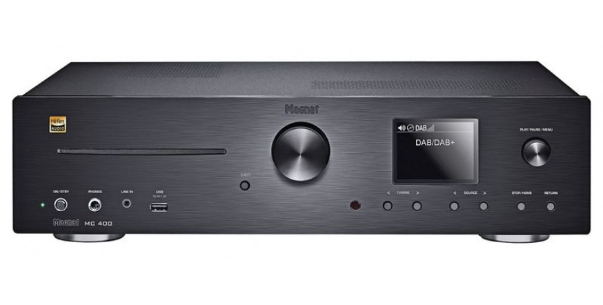 Magnat MC 400, stereo stiprintuvas su įmontuotu CD ir media grotuvais