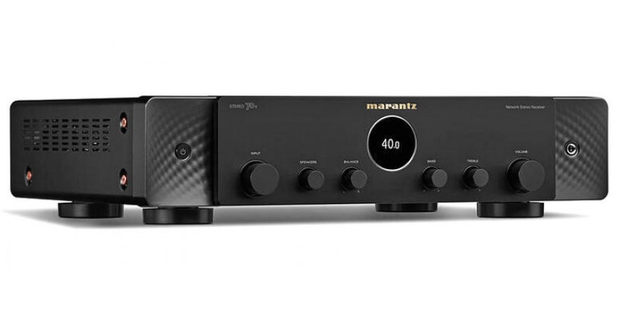 Marantz Stereo 70s Black, stereo stiprintuvas su įmontuotu media grotuvu