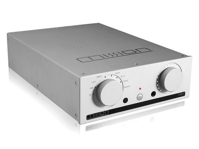 Mission 778X Silver, stereo stiprintuvas su DAC ir Bluetooth