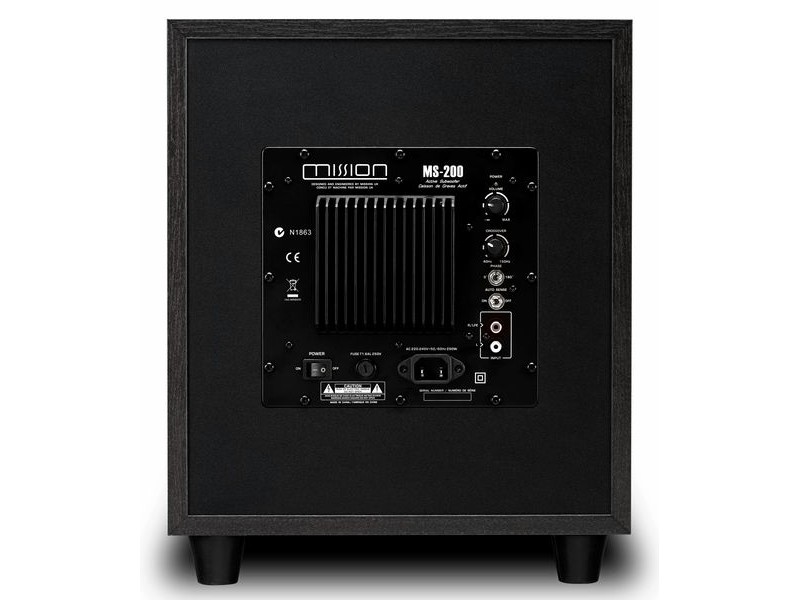 Mission MS-200 Black, žemo dažnio kolonėlė