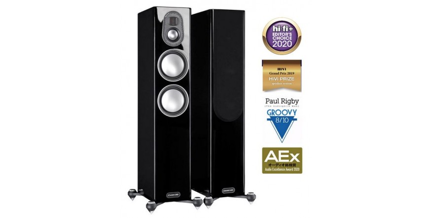 Monitor Audio Gold 200 (5G) Piano Gloss Black, garso kolonėlės