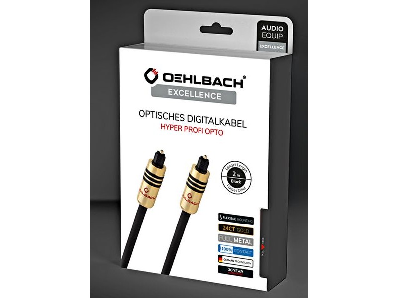 Oehlbach Hyper Profi Opto 5m, optinis kabelis