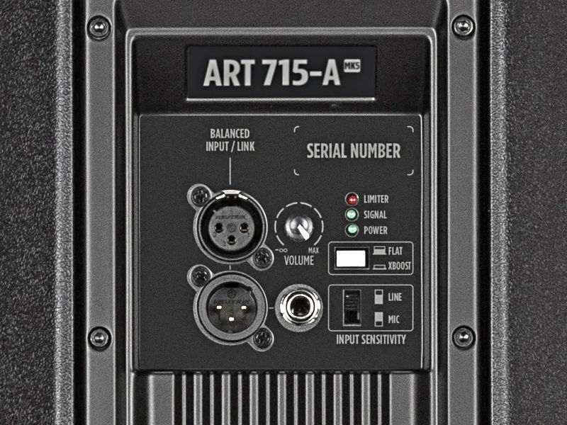 RCF ART 715-A MK5, akustinė sistema su stiprintuvu