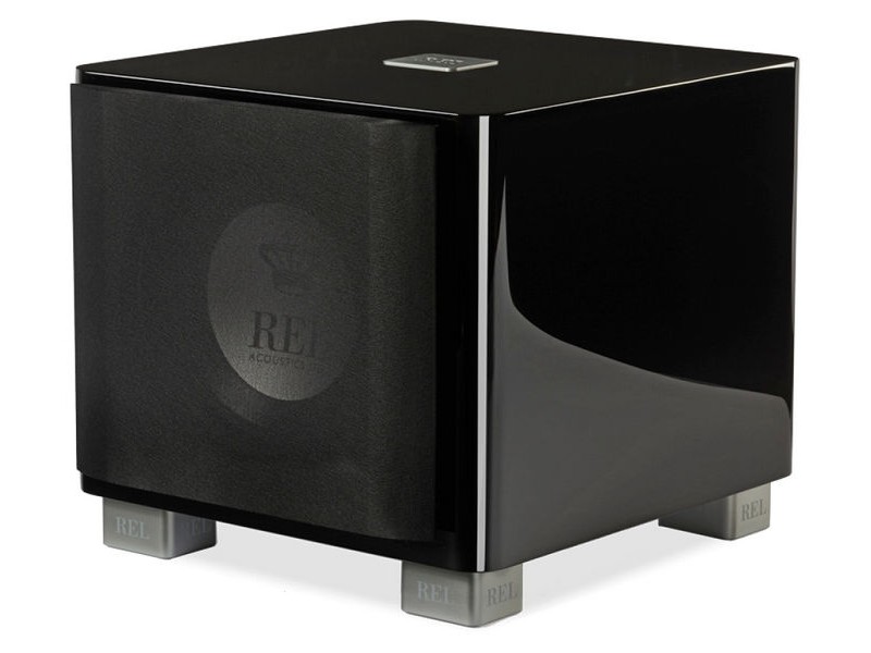 REL T/9x Piano Black, žemų dažnių garso kolonėlė