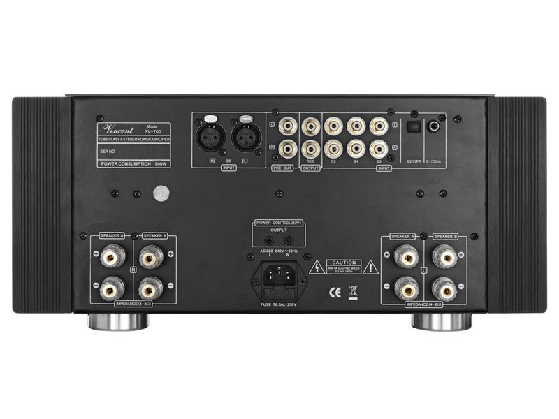 Vincent SV-700 Black, hibridinis stereo stiprintuvas su DAC