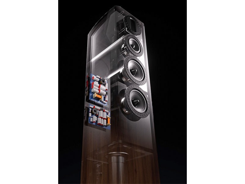 Wharfedale Aura 4 Black Hi-Gloss, garso kolonėlės