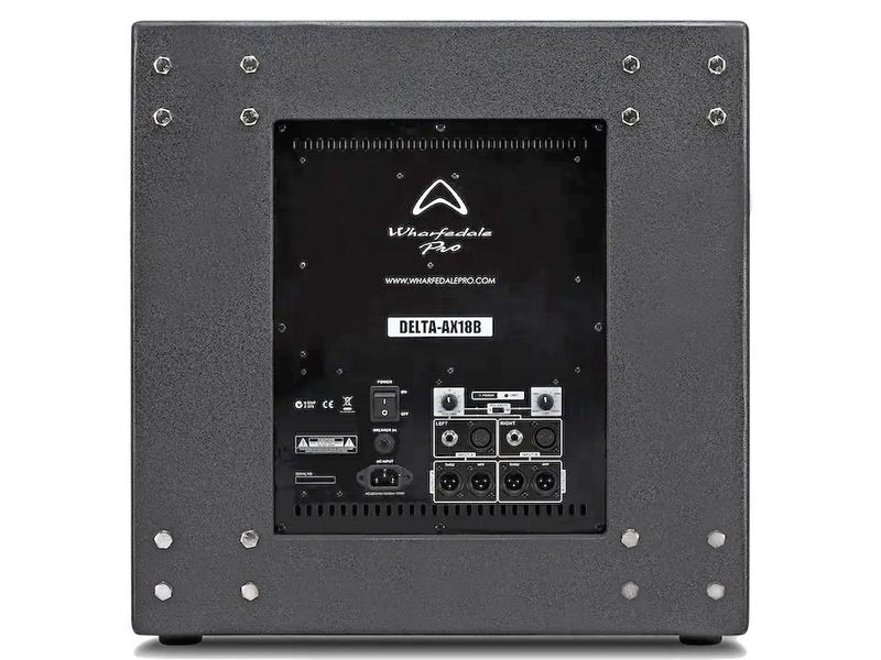 Wharfedale Delta-AX18B, žemų dažnių akustinė sistema su stiprintuvu
