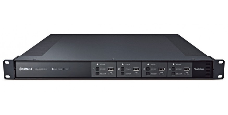 Yamaha XDA-QS5400RK, 4 stereo zonų stiprintuvas su 4 audio media grotuvais